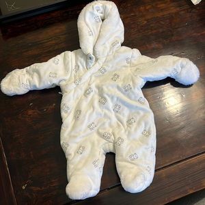 First Impressions Bear Print Snow Suit
